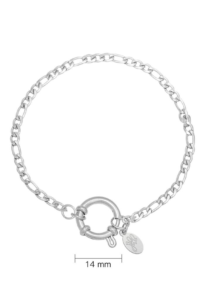 Bracelet Chain Faye Silver Stainless Steel Picture2